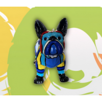 Estatueta / Figura Bulldog Francês 30X45 cm