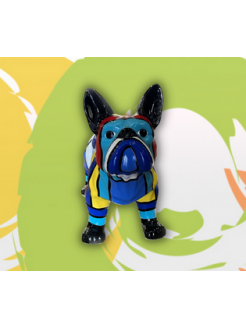 Estatueta / Figura Bulldog Francês 30X45 cm