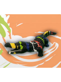 Estatueta / Figura Crocodilo 20X108 cm