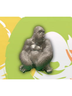 Estatueta / Figura Gorila  Sentado 110 cm