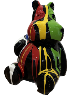 Estatueta / Figura Hipopótamo Sentado 48 cm