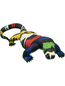 Estatueta / Figura Iguana 25X90 cm